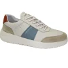 AMBITIOUS 12863 6923 beige blue scarpe uomo sneakers lacci pelle light