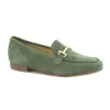 ARA 12-31272 thyme verde scarpe donna mocassino morsetto soft camoscio