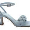 BALIE 595 vela azzurro scarpe donna sandali tacco pelle cinturino