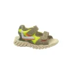 BALOCCHI 132569 30/32 TREKK kaki beige sandalo bambino strappi pelle