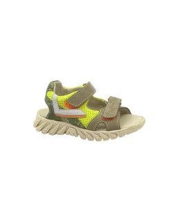BALOCCHI 132569 30/32 TREKK kaki beige sandalo bambino strappi pelle