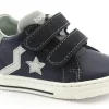 BALOCCHI 601213 MINI 20/22 blu scarpe primi passi bambino mid sneaker strappi