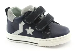 BALOCCHI 601213 MINI 20/22 blu scarpe primi passi bambino mid sneaker strappi
