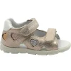 BALOCCHI 126109 OVER cipria rosa 23/24 sandalo bambina tallone chiuso strappi pelle
