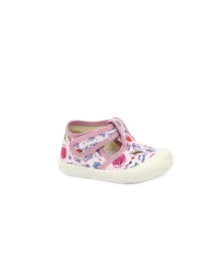 BALOCCHI BUGGY 144374 DANDY rosa bambina scarpe sandalo punta chiusa strappo tessuto