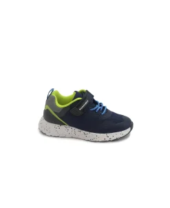 BIOMECANICS 252277 azul marino blu verde scarpe sneakers sportiva bambino strappo