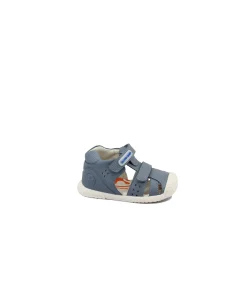 BIOMECANICS 252124 indigo blu scarpe bambino sandali strappi gabbietta