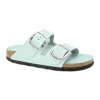 BIRKENSTOCK Arizona BIG BUCKLE 1026495 surf green shine azzurro ciabatte donna fibbie