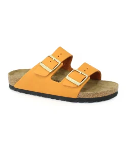 BIRKENSTOCK ARIZONA BS 1026732 burnt orange arancione ciabatte donna fibbie pelle