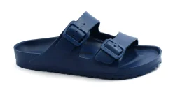 BIRKENSTOCK ARIZONA EVA 1019051 navy blu ciabatte uomo fibbie gomma