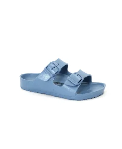 BIRKENSTOCK ARIZONA EVA 1026743 elemental blue ciabatte bambino fibbie gomma
