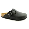BIRKENSTOCK BOSTON 059463 black nero ciabatta zoccolo uomo fibbia
