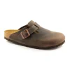 BIRKENSTOCK BOSTON 860133 habana marrone ciabatta zoccolo donna fibbie