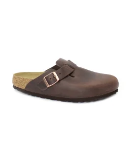 BIRKENSTOCK BOSTON 0159713 habana marrone ciabatta zoccolo donna unisex fibbia