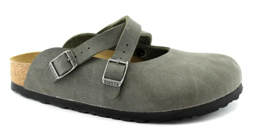 BIRKENSTOCK DORIAN BS 1015713 emerald verde ciabatta zoccolo donna fibbie incrocio
