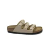 BIRKENSTOCK FLORIDA 1029265 sandcastle sabbia beige ciabatte donna fibbie