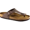 BIRKENSTOCK GIZEH 43751 mocca ciabatte uomo infradito fibbia