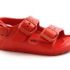 BIRKENSTOCK MILANO EVA 1021648 active red rosso sandali bambino fibbie gomma
