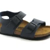 BIRKENSTOCK NEW YORK KINDER 87773 24/34 navy blu sandali bambino fibbia