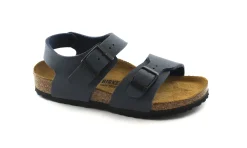 BIRKENSTOCK NEW YORK KINDER 87773 24/34 navy blu sandali bambino fibbia