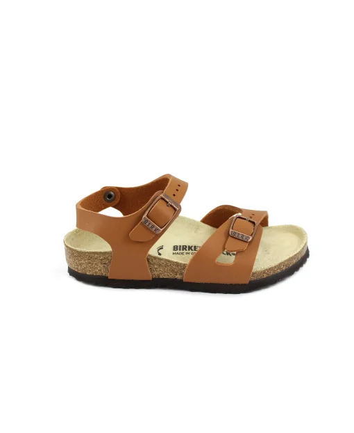 BIRKENSTOCK RIO KIDS BK 1019109 ginger brown sandali donna fibbie e sughero