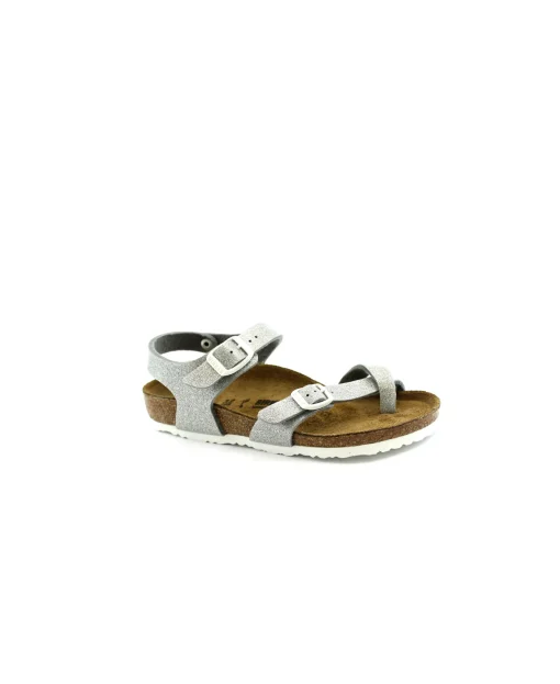 BIRKENSTOCK TAORMINA 371553 magic galaxy silver argento sandali bambina