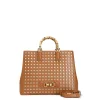 Borse: Cafè Noir C3WL0631 TOTE CON TRAFORATURA E MANICO BAMBOO