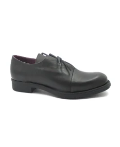 BUENO SHOES WZ7300 nero donna scarpa elegante laccio pelle