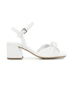 CAFè NOIR C1LA1010 bianco sandali donna tacco cinturino