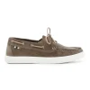 CAFè NOIR TR6110 antilope scarpe uomo mocassino barca laccio pelle
