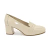 CAFè NOIR XV1106 beige macassino donna tacco pelle vernice