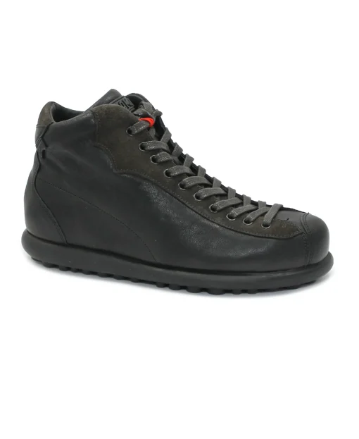 CAMPER 33766 PELOTAS ARIEL black nero scarpe uomo mid pelle lacci