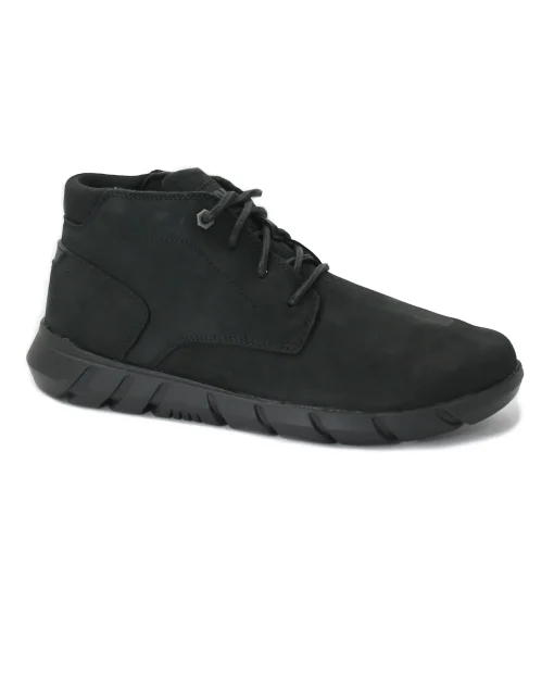 CATERPILLAR P723661 MAINSTAY black nero scarpe uomo scarponcini lacci pelle