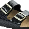 Ciabatte / Zoccoli Donna: 1009125 Arizona magic snake black, Birko Flor