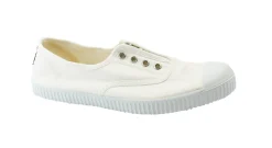 CIENTA 70997 05 35/41 bianco scarpe bambina elastico tessuto slip on profumata