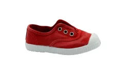 CIENTA 70997 02 22/34 rojo rosso scarpe bambina elastico tessuto slip on profumata