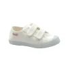 CIENTA 78020 05 blanco bianco scarpe bambino strappi tessuto cotone profumate