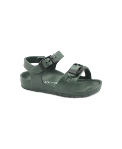 CIENTA 1071000 24/34 kaki verde sandali bambino fibbie gomma vegan
