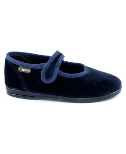 CIENTA 500075 35/40 marino scarpe bambina ballerina velluto strappo