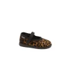 CIENTA 400050 21/27 marron strappo leopardato scarpe bambina ballerina velluto