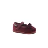 CIENTA 400024 burdeos rosso scarpe bambina ballerina velluto strappo fiocco