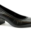 CINZIA SOFT IQ217-N nero scarpe donna ballerina tacco pelle