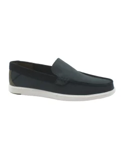 CLARKS BRATTON LOAFER navy blu scarpe uomo mocassino pelle nubuck