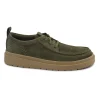 CLARKS POLDEN MOC olive verde scarpe uomo mocassino lacci camoscio