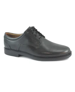 CLARKS UN ALDRIC LACE black nero scarpe uomo pelle lacci