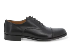 Classiche Uomo: Melluso Scarpa uomo stringata francesina in pelle nero u90603z
