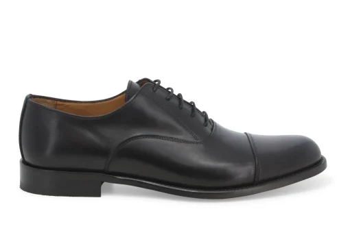 Classiche Uomo: Melluso Scarpa uomo stringata francesina in pelle nero u90603z