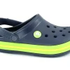 CROCS CROCBAND CLOG 204537 navy volt green ciabatte zoccolo bambino gomma