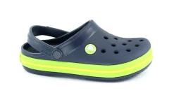 CROCS CROCBAND CLOG 204537 navy volt green ciabatte zoccolo bambino gomma