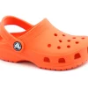 CROCS ROOMY FIT 204536 tangerine arancione ciabatte bambino gomma
